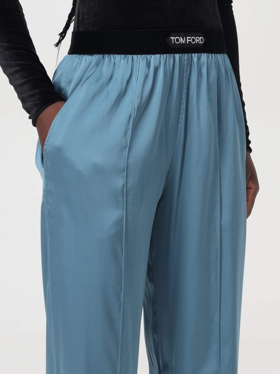 パンツ TOM FORD Woman Pants Blue PAW397FAX881 HB552 Tom Ford Outlet: Pants woman - Blue | Tom Ford pants