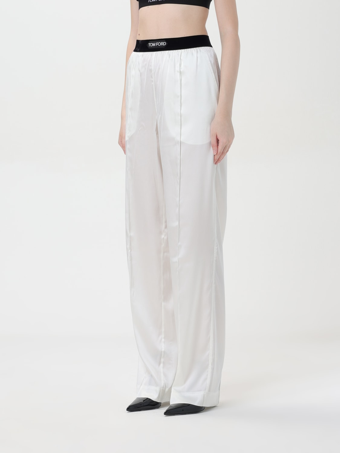 パンツ TOM FORD Woman Pants Beige PAW397FAX881 AW013 Tom Ford Outlet: Pants woman - Beige | Tom Ford pants