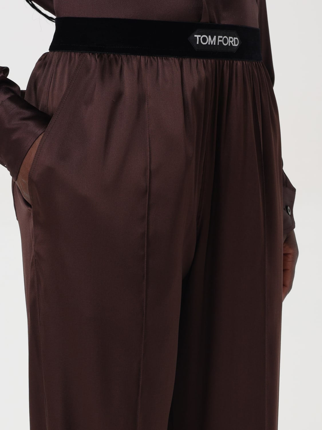 Tom Ford Outlet: Pants woman - Brown | Tom Ford pants