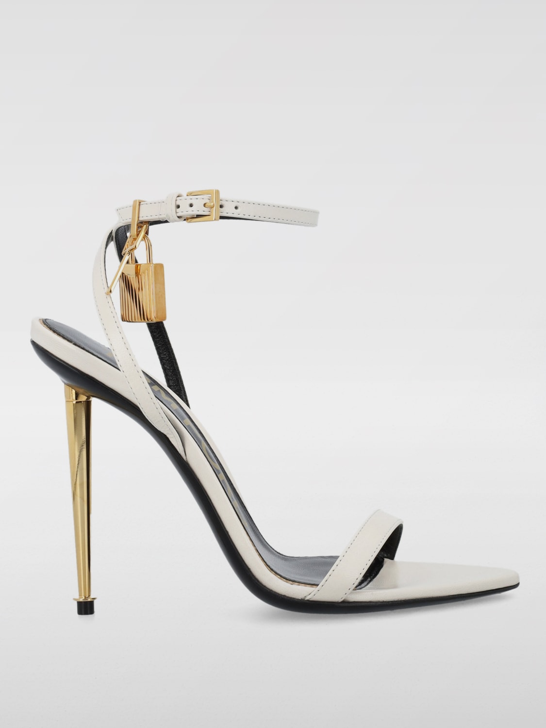 Tom ford white heels 2025