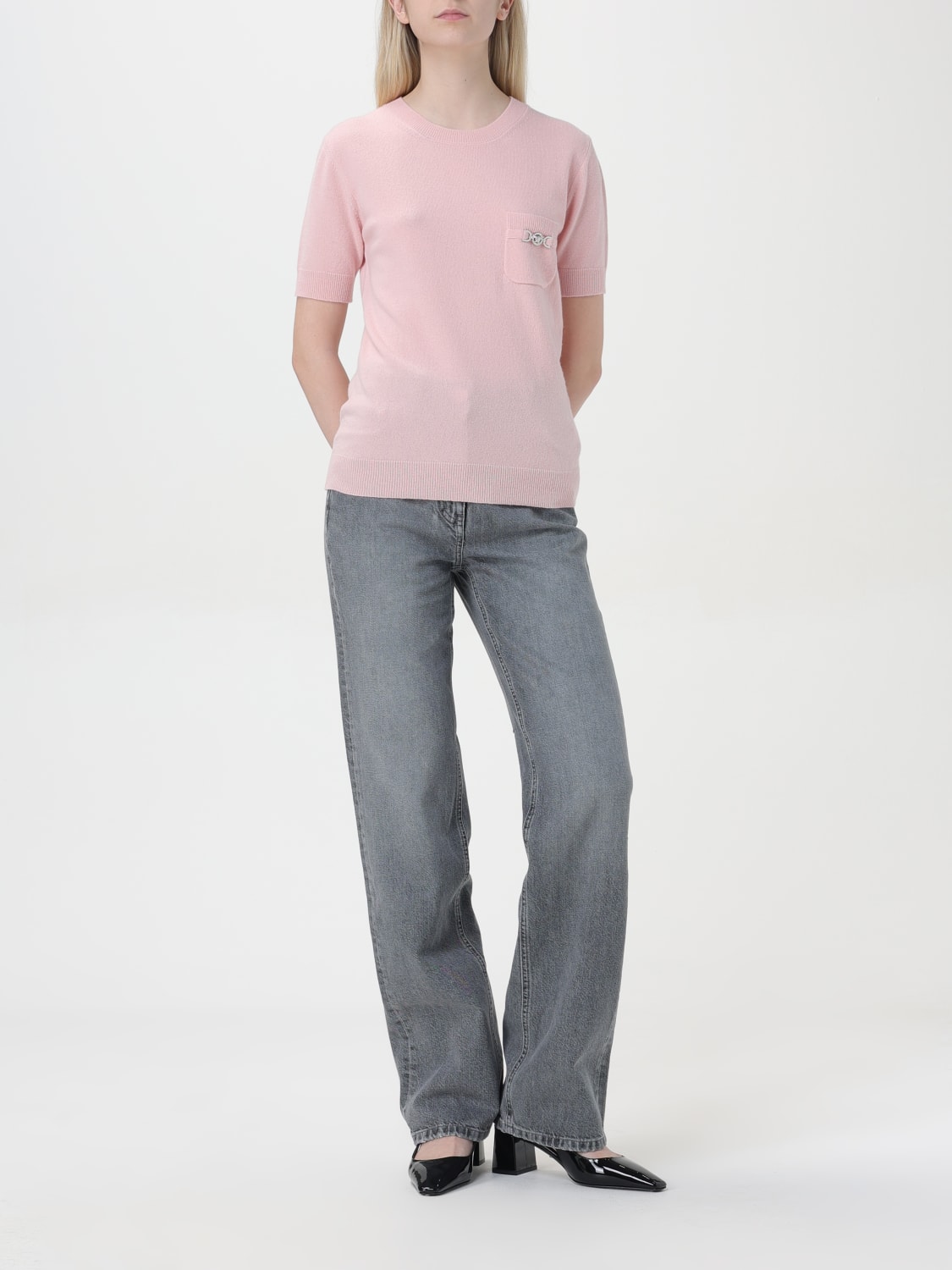 VERSACE SWEATER: Sweater woman Versace, Pink - Img 2