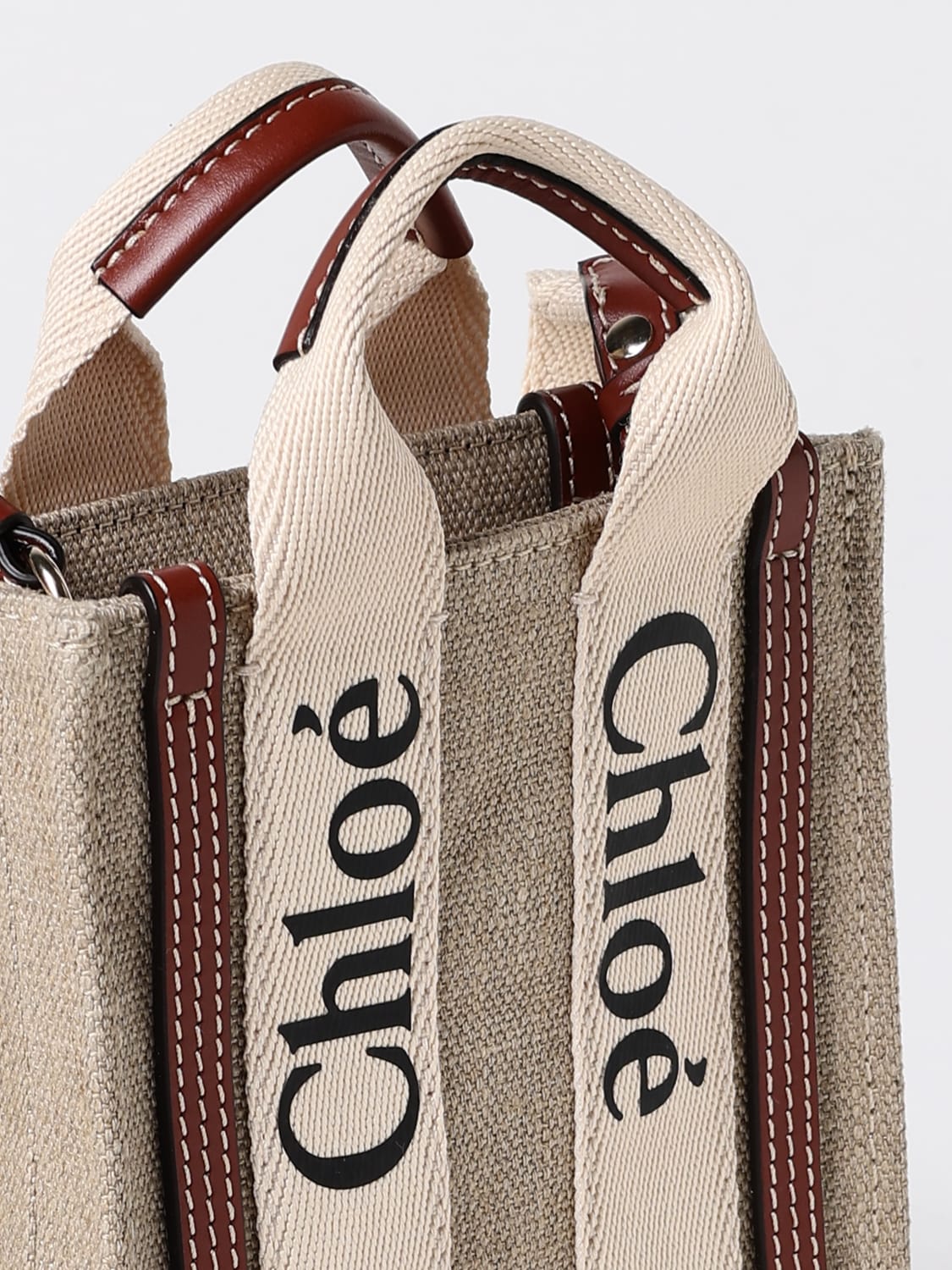 CHLOÉ MINI-TASCHE: Umhängetasche damen ChloÉ, Sand - Img 4