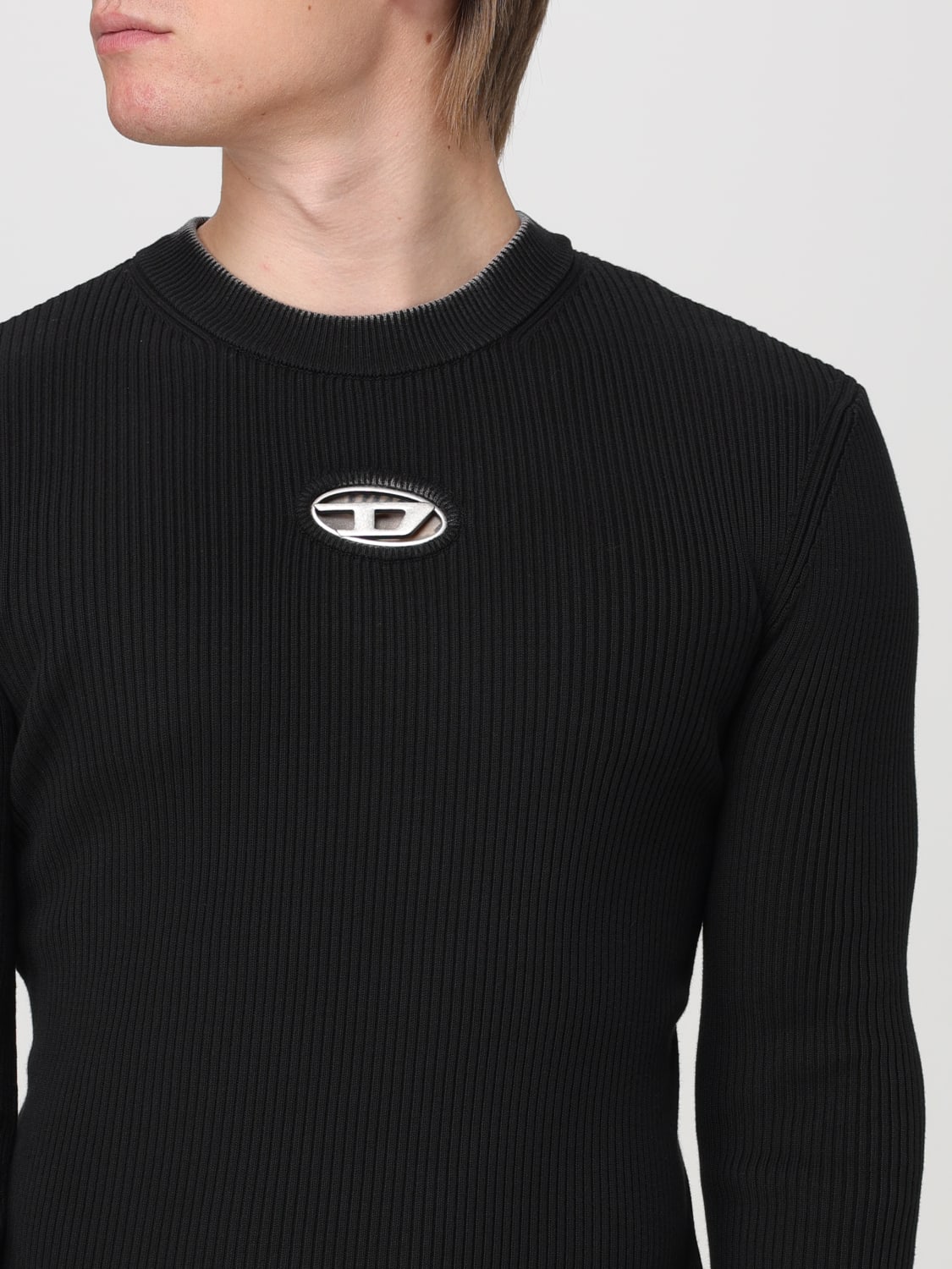 DIESEL SWEATER: Sweater men Diesel, Black - Img 3