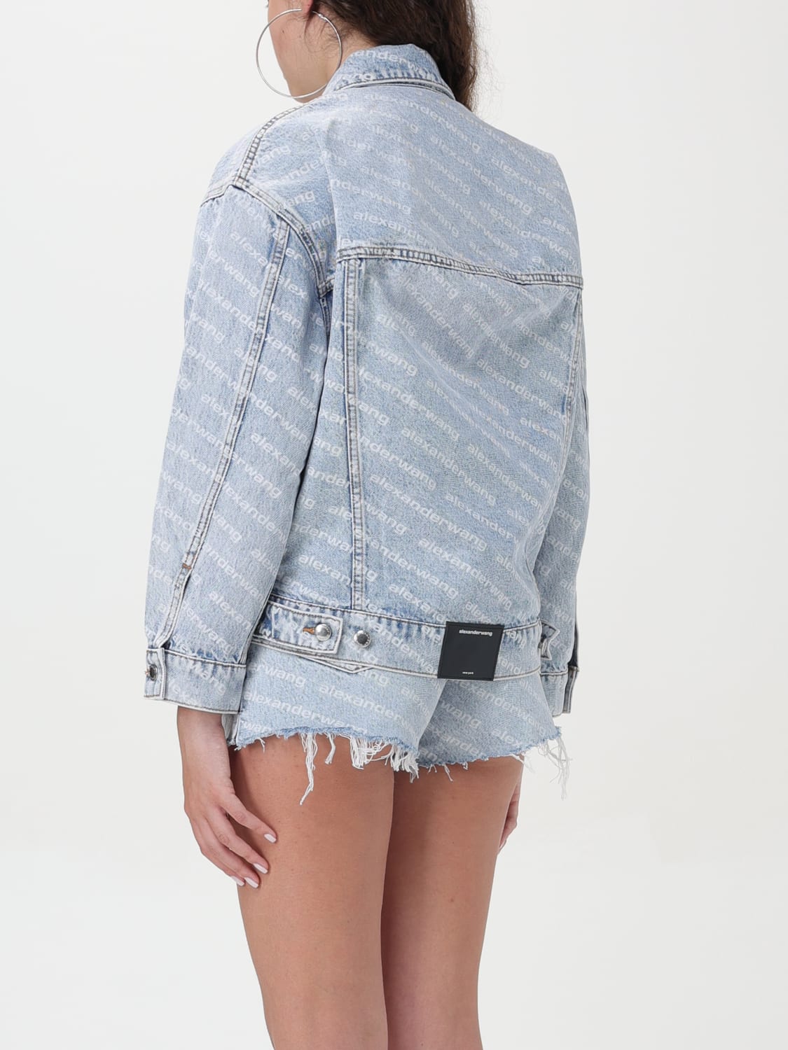 DENIM X ALEXANDER WANG JACKET: Jacket woman Denim X Alexander Wang, Blue - Img 3