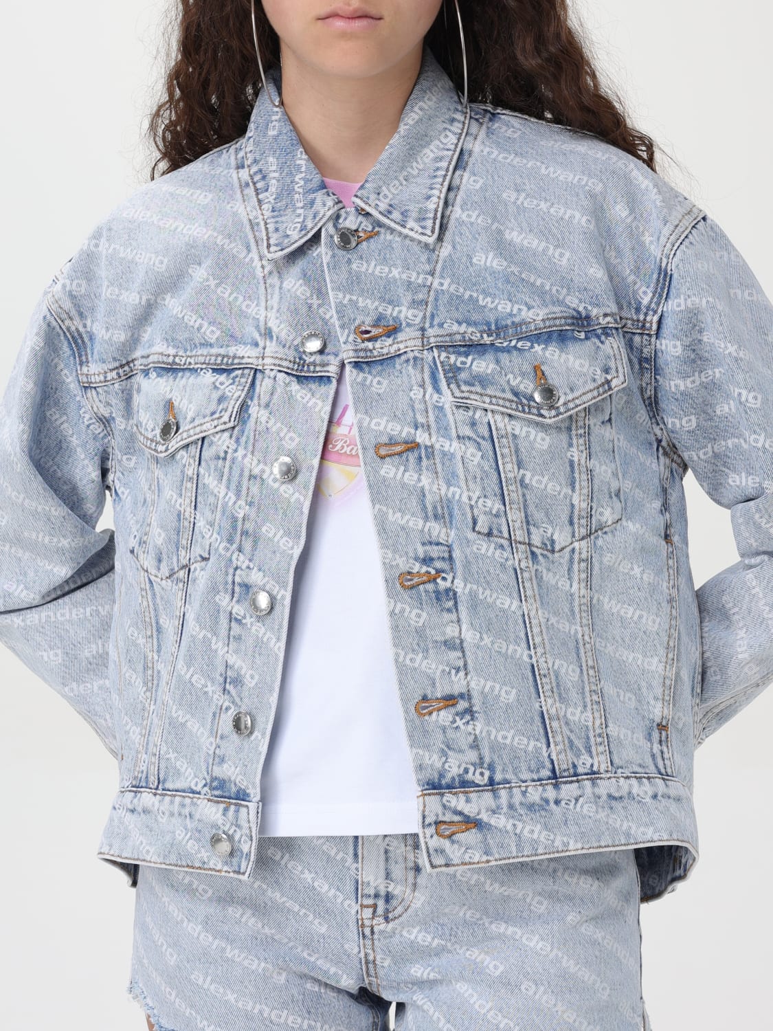 DENIM X ALEXANDER WANG JACKET: Jacket woman Denim X Alexander Wang, Blue - Img 5