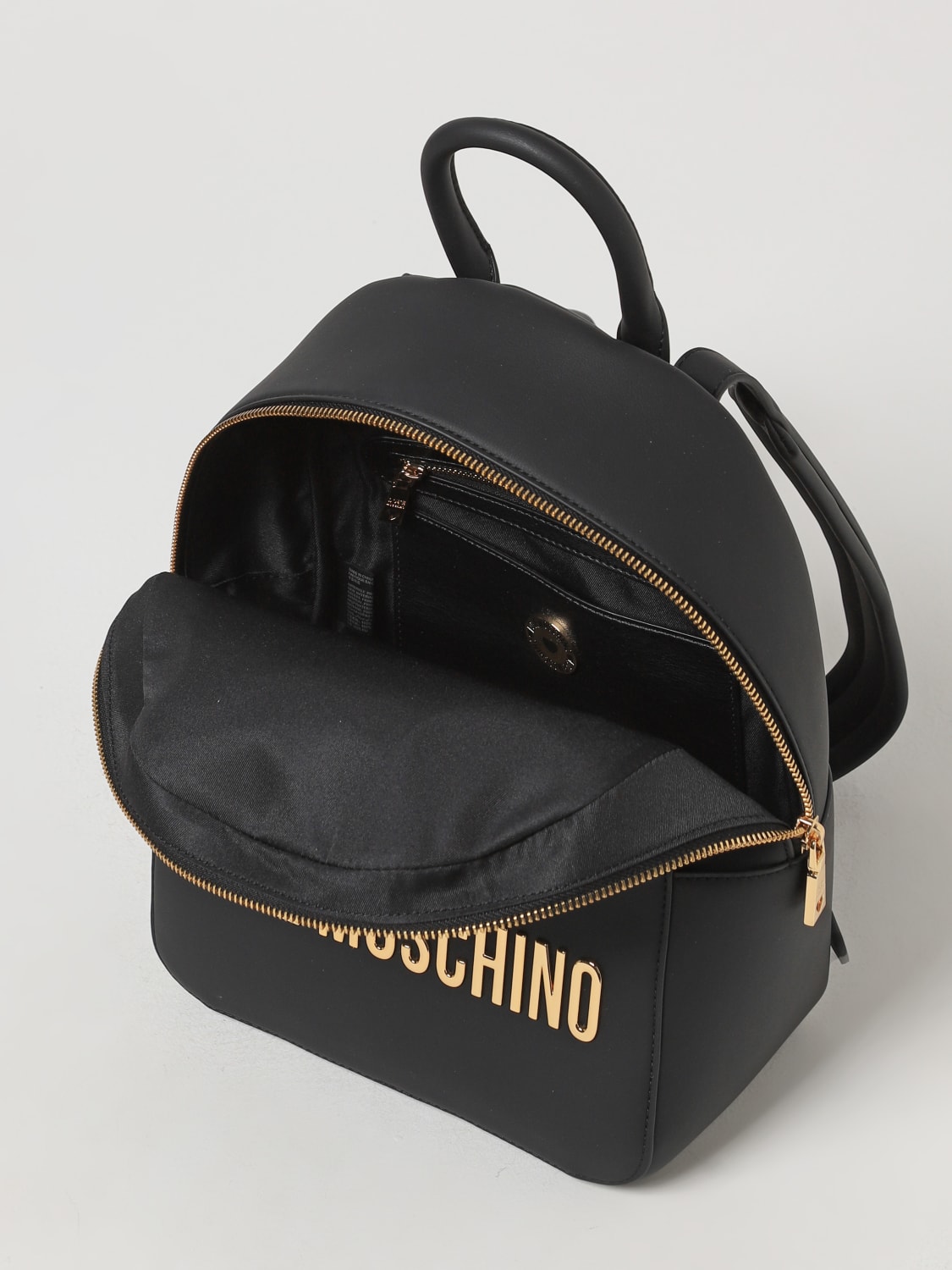 LOVE MOSCHINO BACKPACK: Backpack woman Love Moschino, Black - Img 4