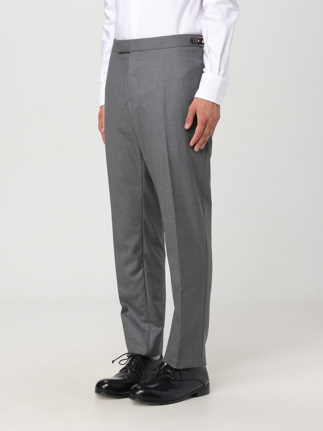 THOM BROWNE PANTS: Pants men Thom Browne, Grey - Img 4