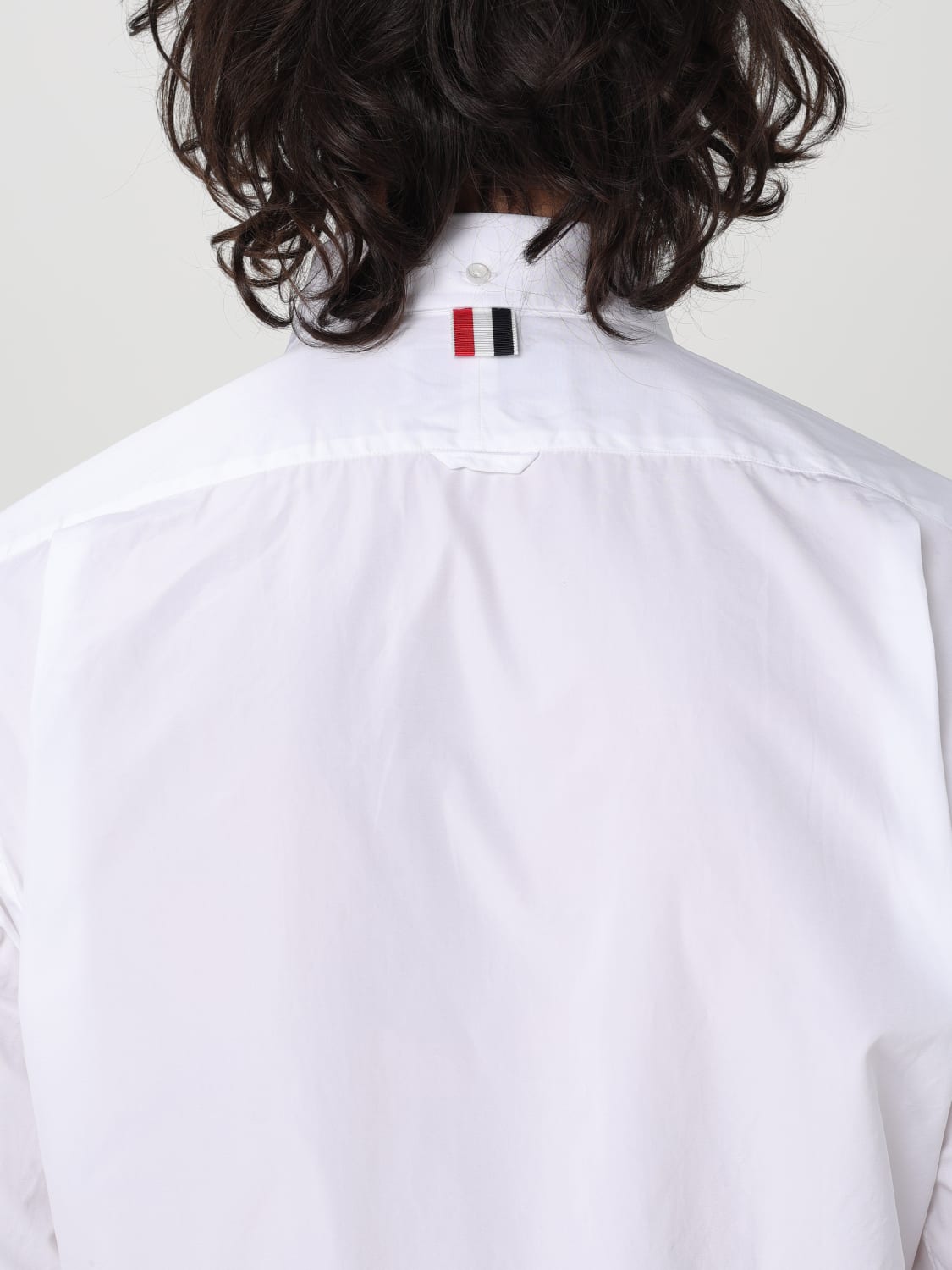 THOM BROWNE CAMICIA: Camicia Thom Browne in popeline di cotone , Bianco - Img 5