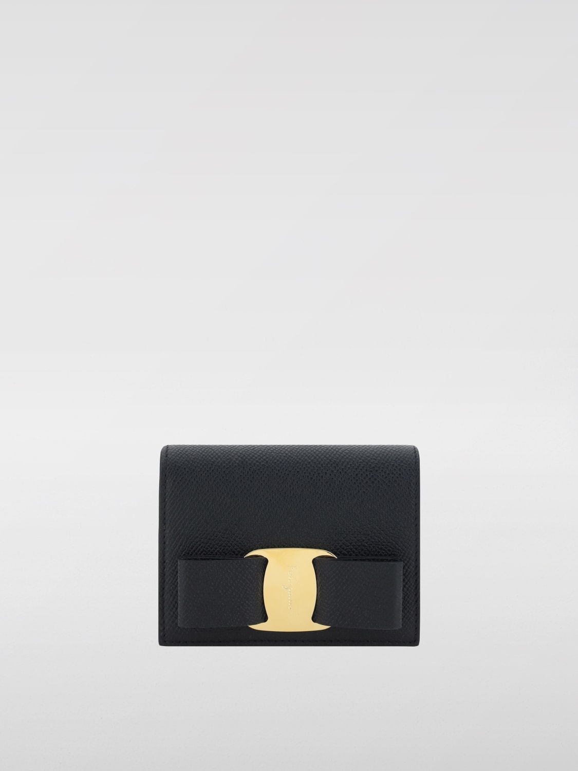 FERRAGAMO WALLET: Wallet woman Ferragamo, Black - Img 1