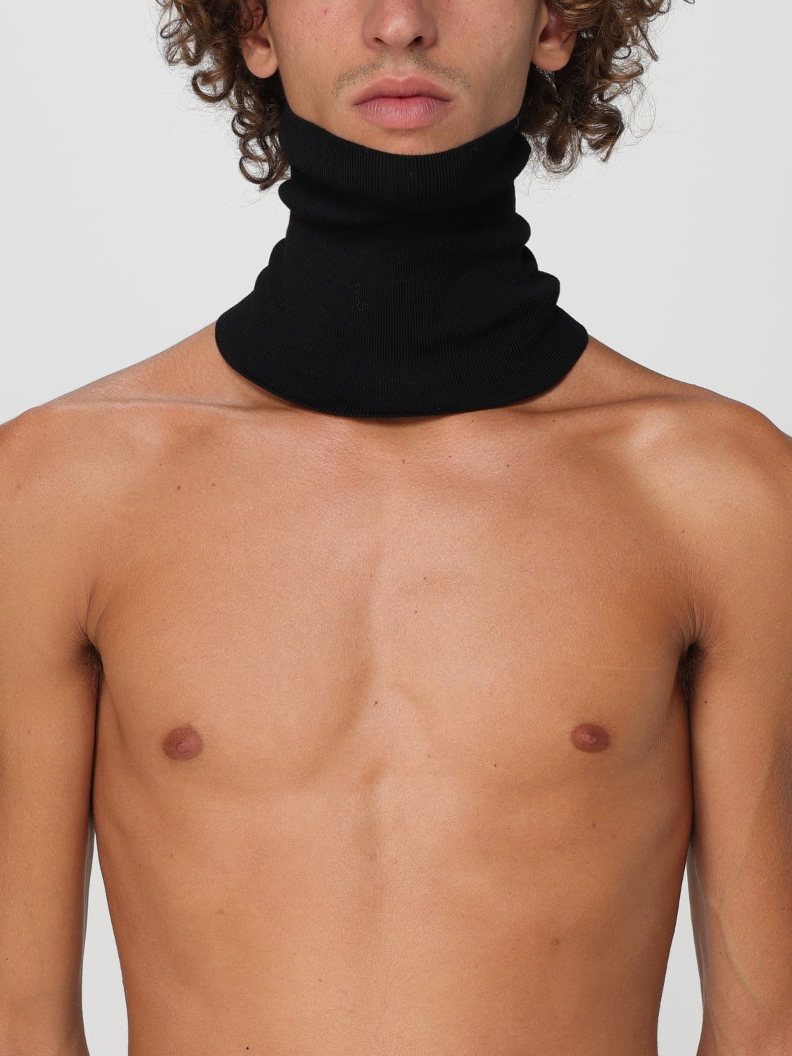 MAISON MARGIELA SCARF: Scarf men Maison Margiela, Black - Img 2