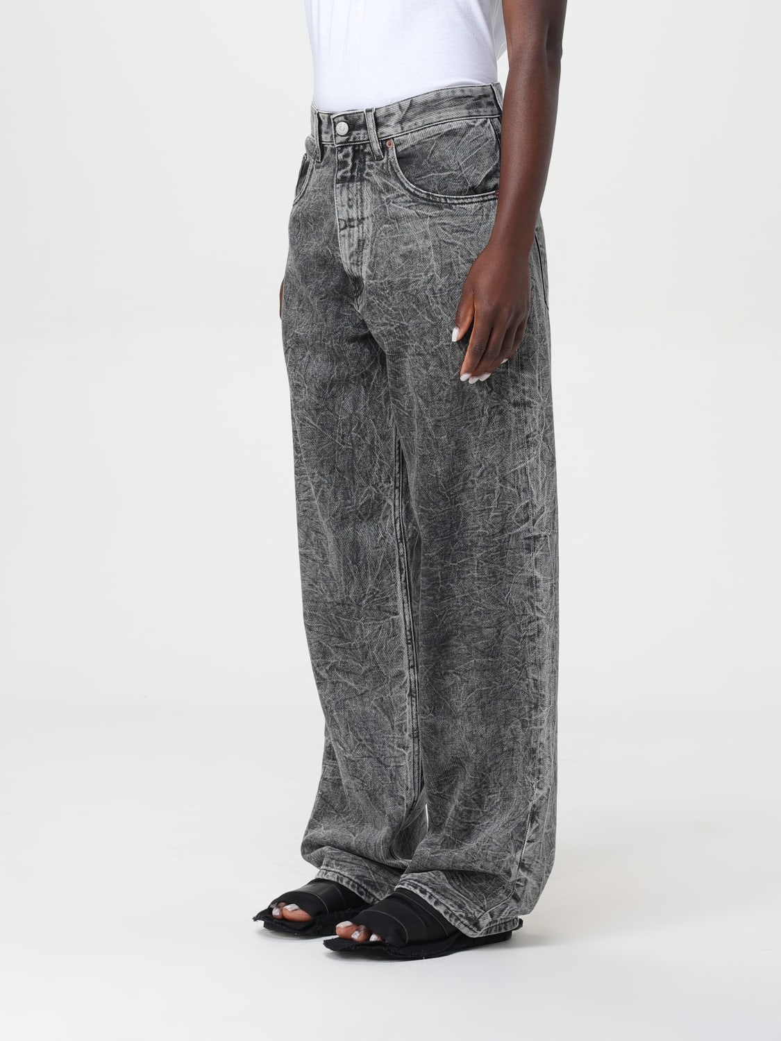 MM6 MAISON MARGIELA JEANS: Jeans woman Mm6 Maison Margiela, Grey - Img 4