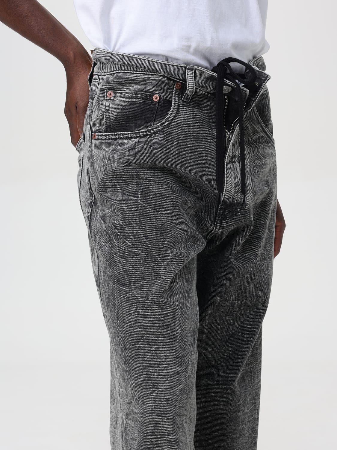 MM6 MAISON MARGIELA JEANS: Jeans woman Mm6 Maison Margiela, Grey - Img 5