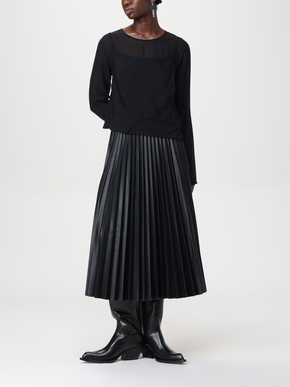 MM6 MAISON MARGIELA SKIRT: Skirt woman Mm6 Maison Margiela, Black - Img 2