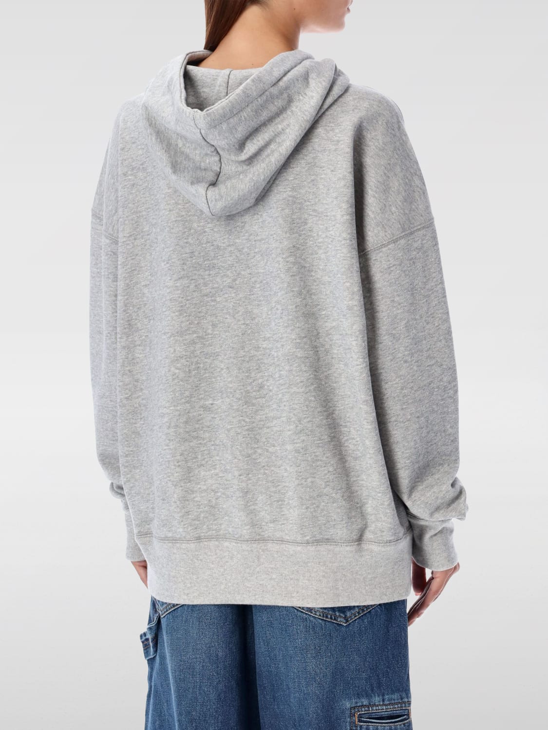 ISABEL MARANT ETOILE SUDADERA: Sudadera mujer Isabel Marant Etoile, Gris Ratón - Img 2