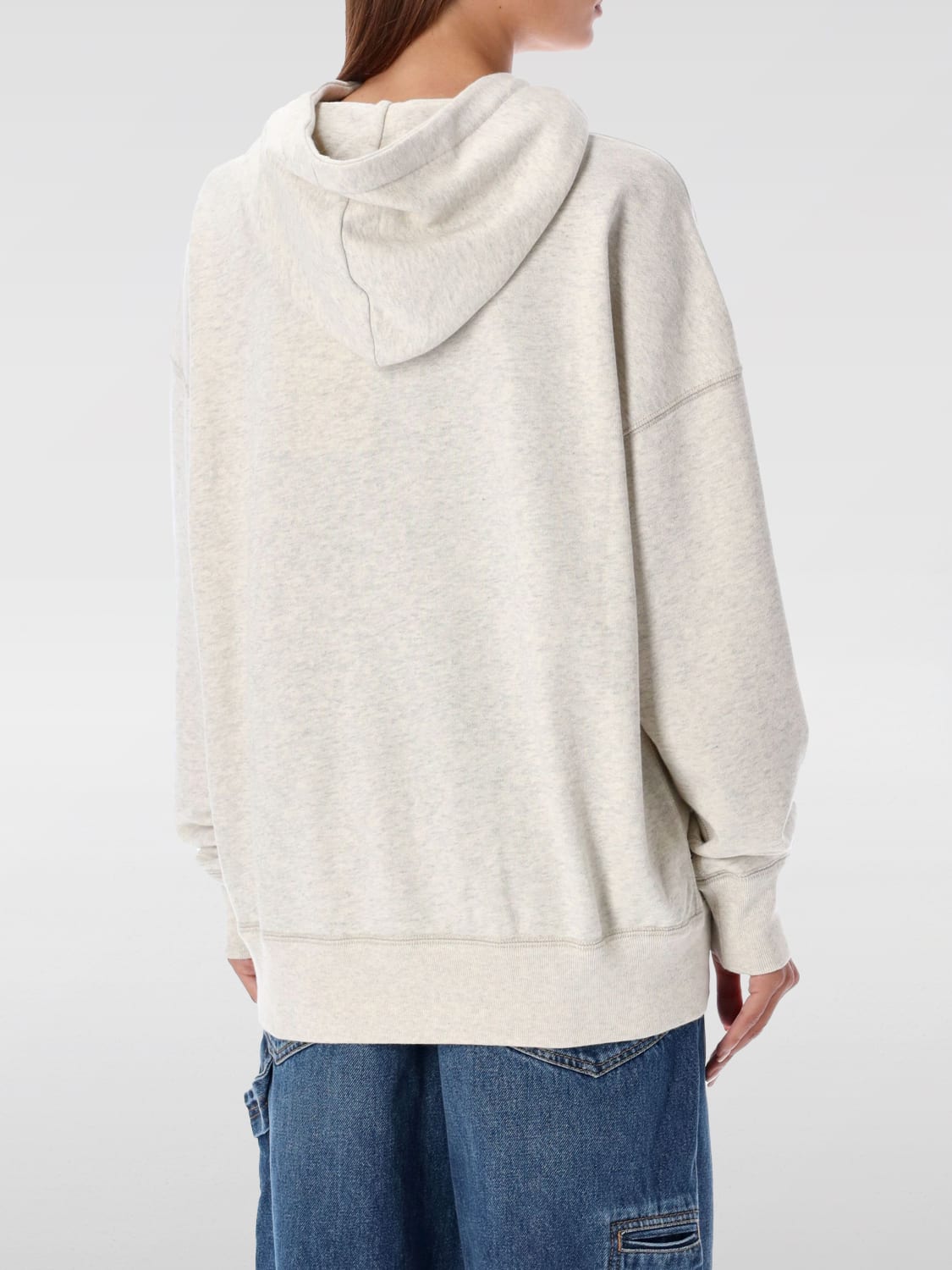 ISABEL MARANT ETOILE SWEATSHIRT: Sweatshirt damen Isabel Marant Etoile, Taubengrau - Img 2