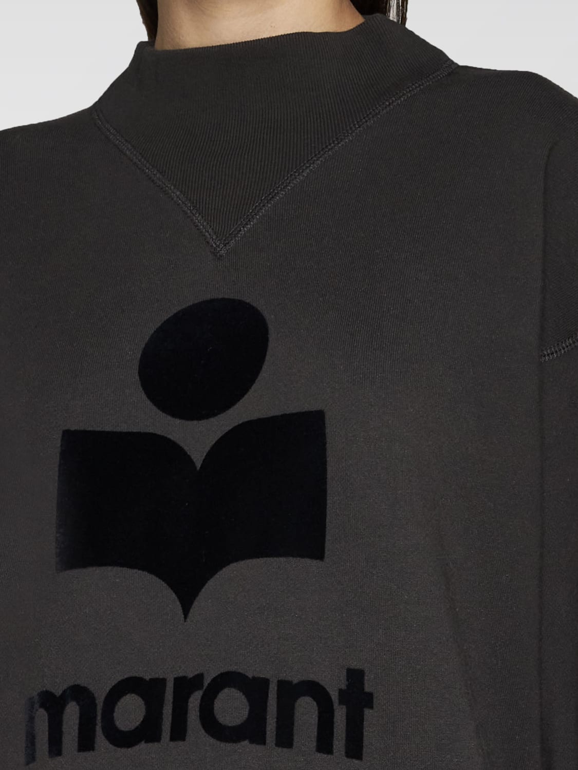 ISABEL MARANT ETOILE SUDADERA: Sudadera mujer Isabel Marant Etoile, Negro - Img 4