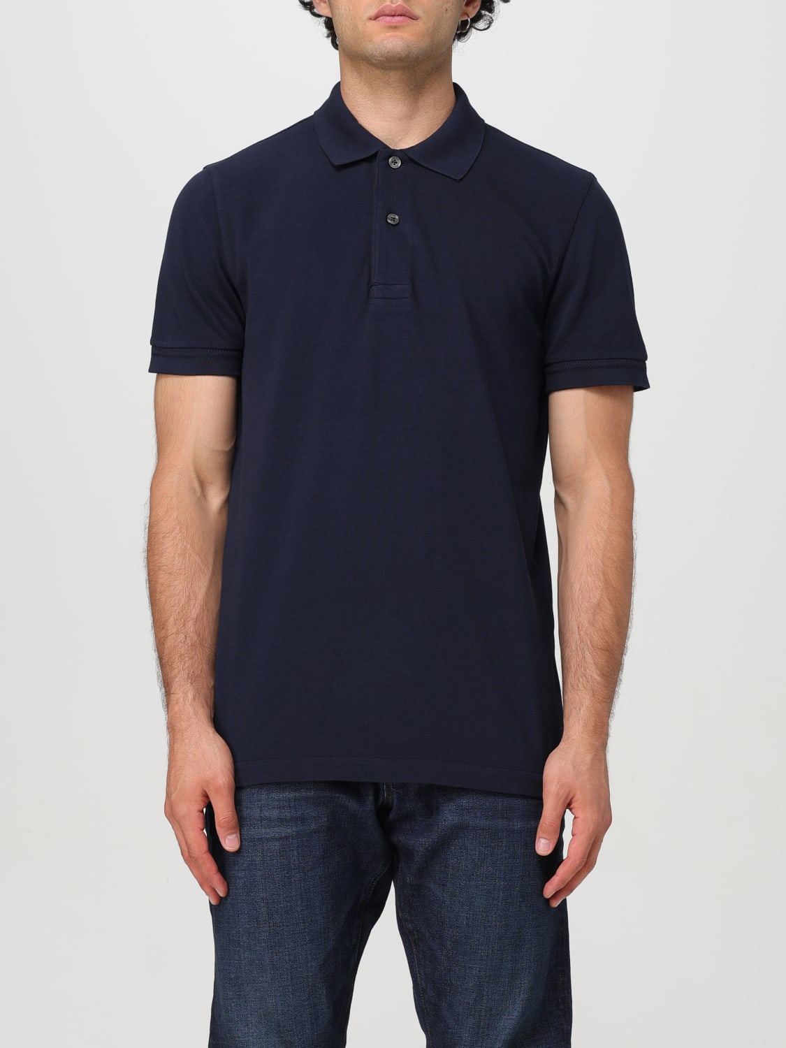 Giglio Polo Tom Ford in piquet di cotone