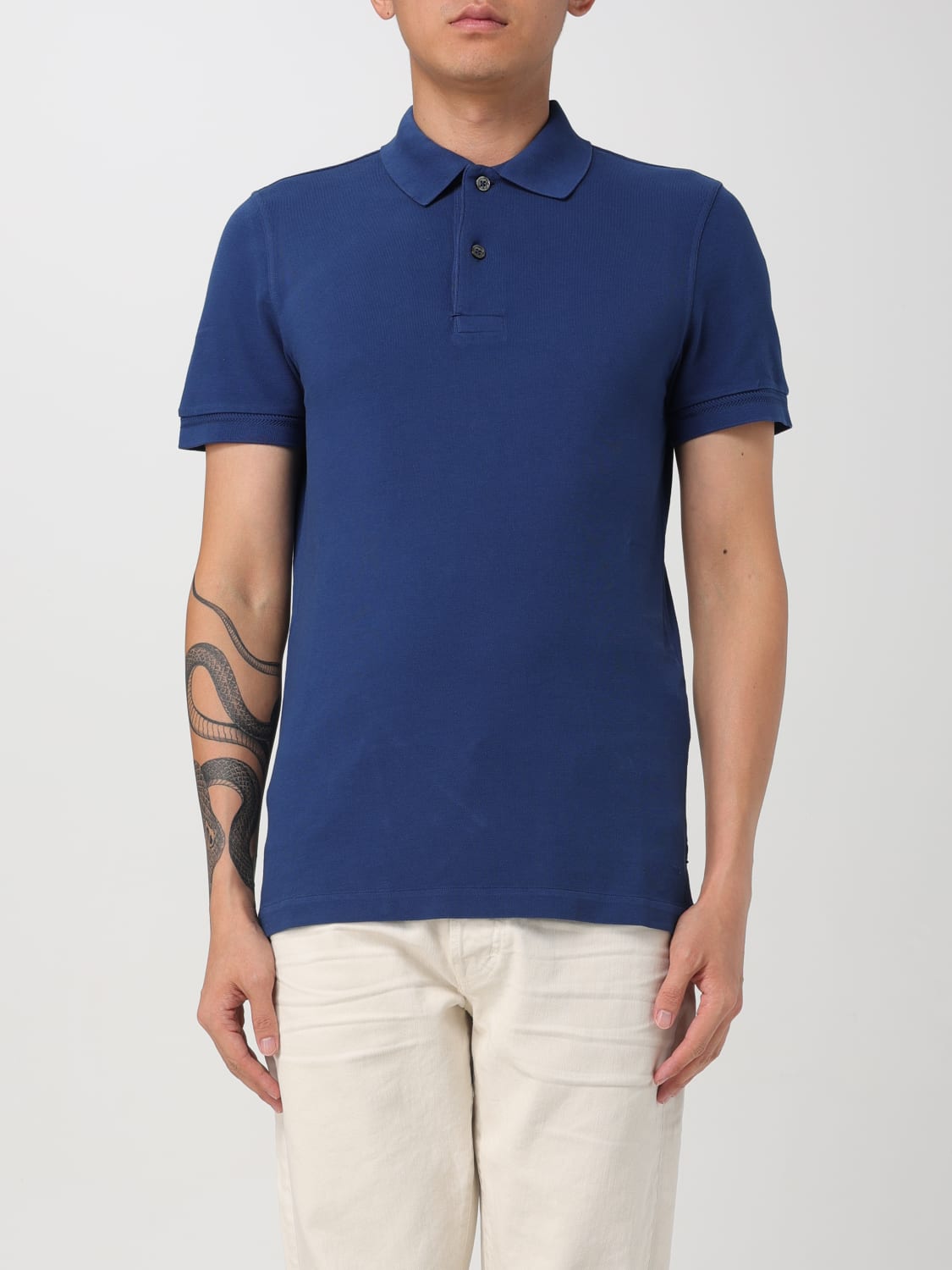 Giglio Polo Tom Ford in piquet di cotone