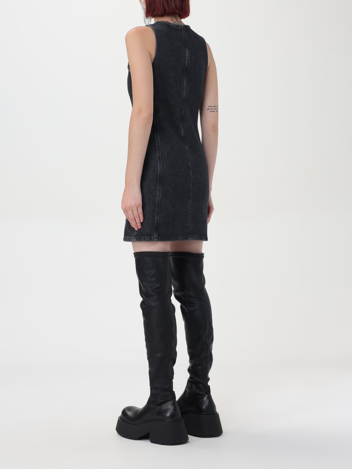 DIESEL DRESS: Dress woman Diesel, Black - Img 2