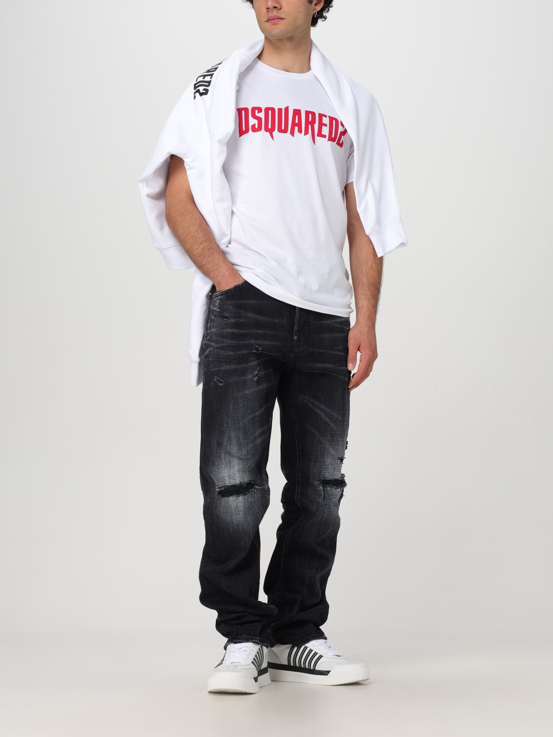 DSQUARED2 T-SHIRT: T-shirt men Dsquared2, White - Img 2