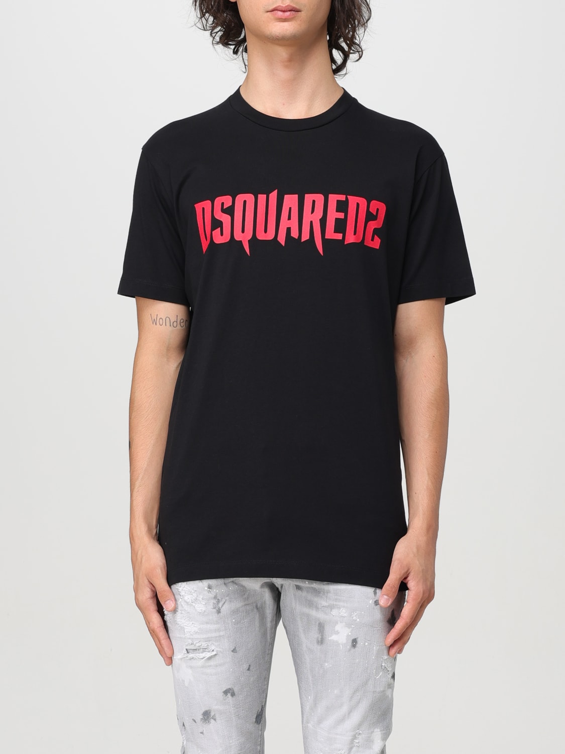 Giglio T-shirt con logo Dsquared2