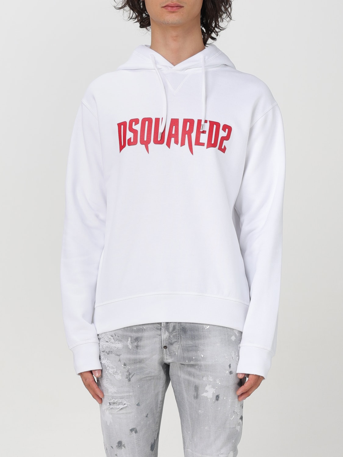 Dsquared sweatshirt white best sale