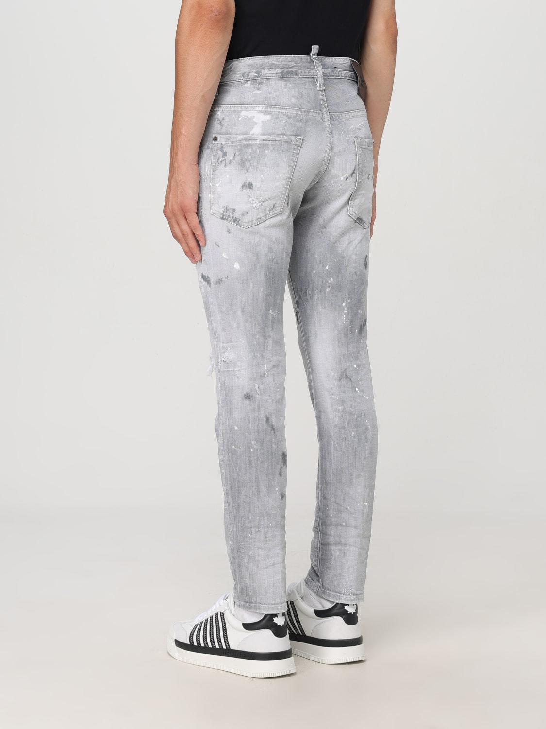 DSQUARED2 JEANS: Jeans homme Dsquared2, Gris - Img 2