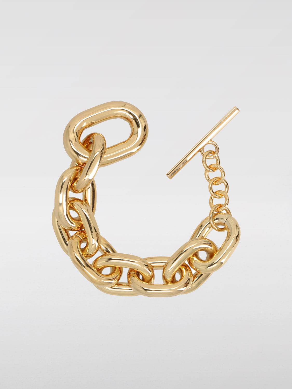 RABANNE GIOIELLI: Bracciale Gold XL Link Rabanne in ottone , Oro - Img 2