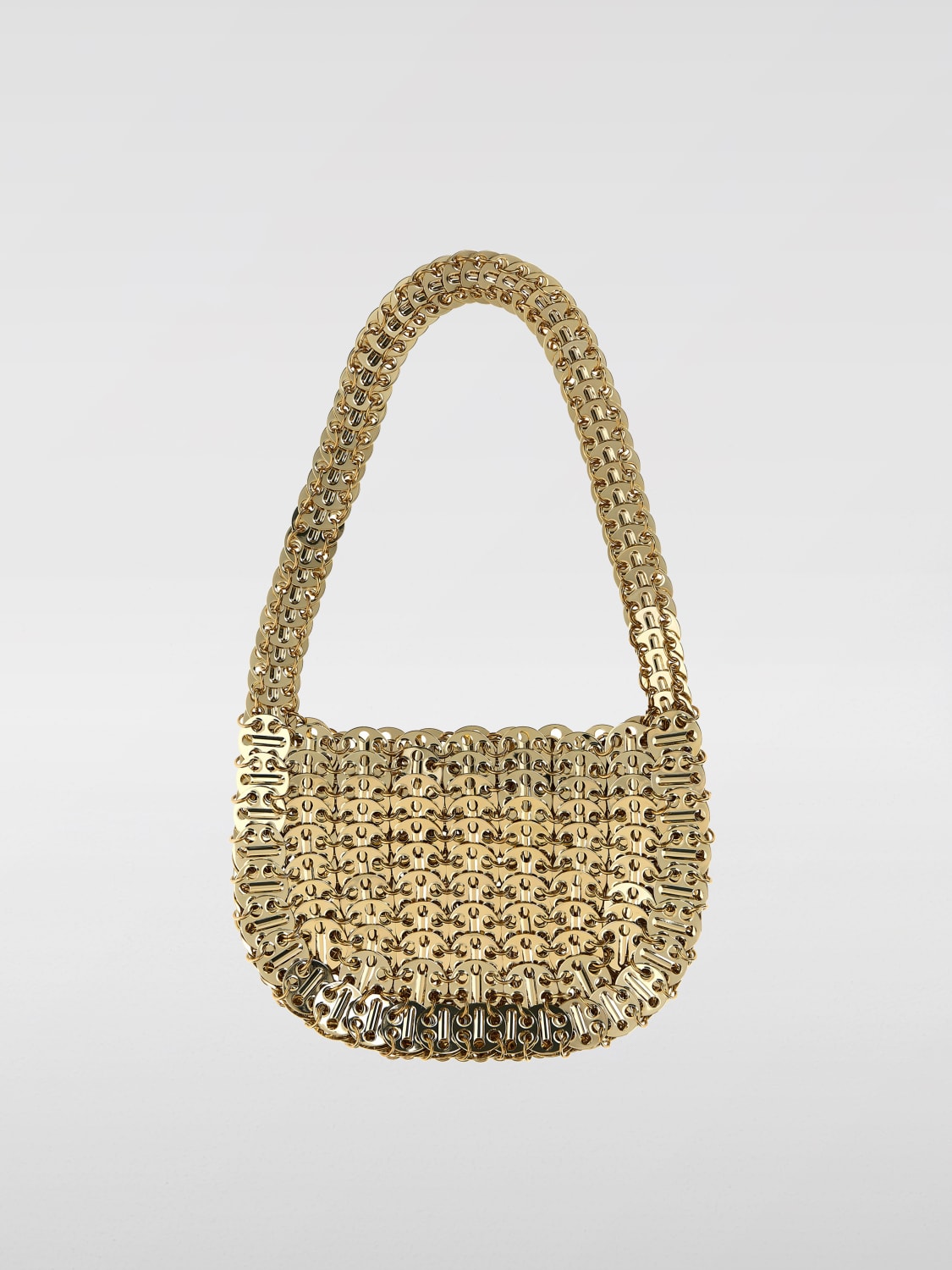 RABANNE MINI BAG: Shoulder bag woman Rabanne, Gold - Img 1