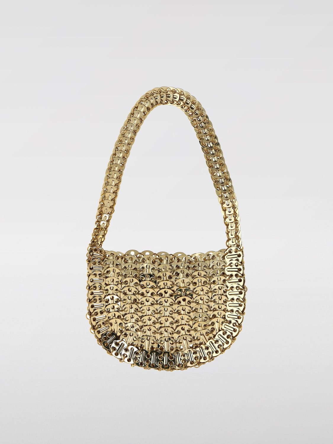 RABANNE MINI BAG: Shoulder bag woman Rabanne, Gold - Img 2