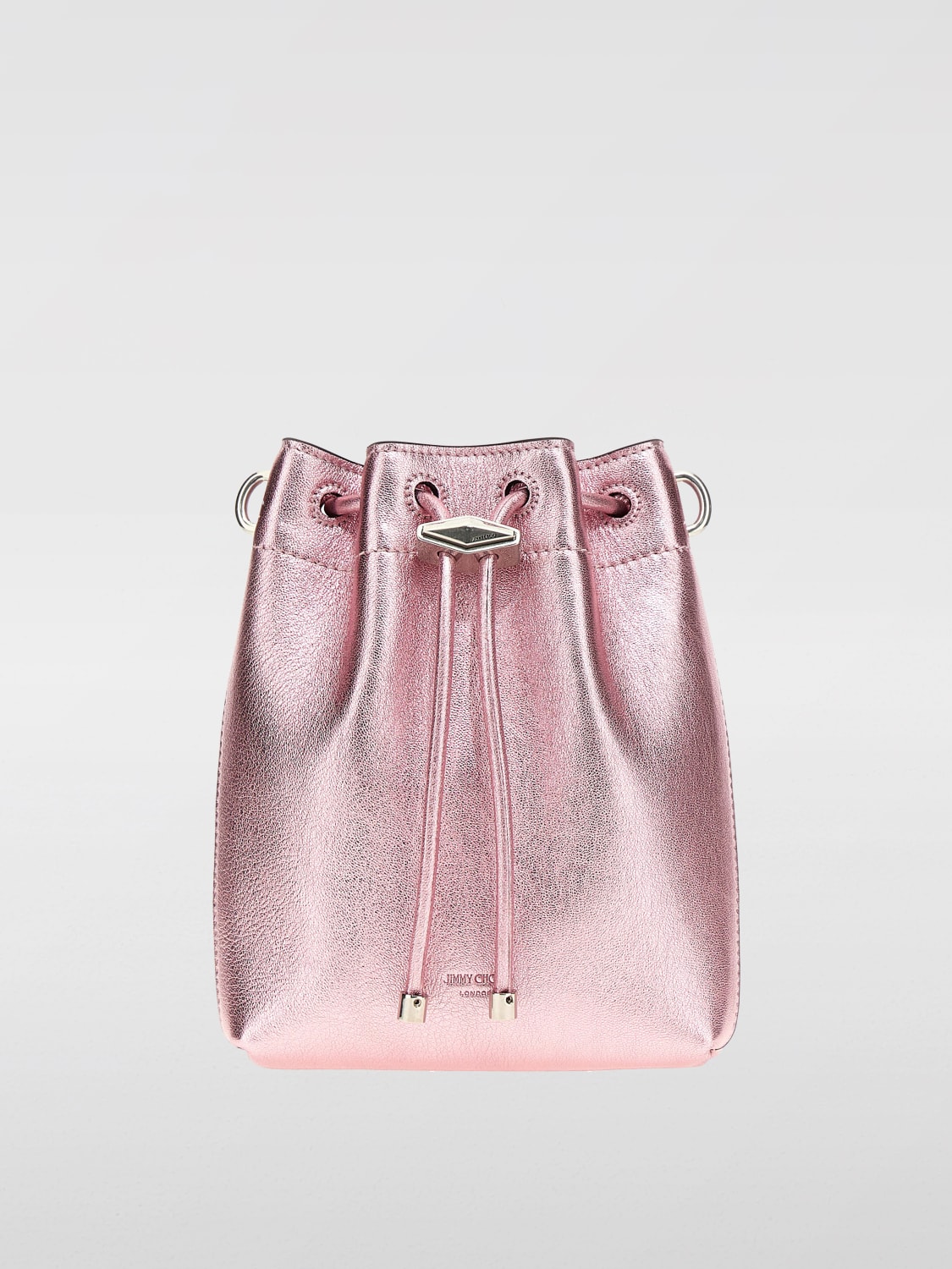 JIMMY CHOO MINI BAG: Shoulder bag woman Jimmy Choo, Pink - Img 1