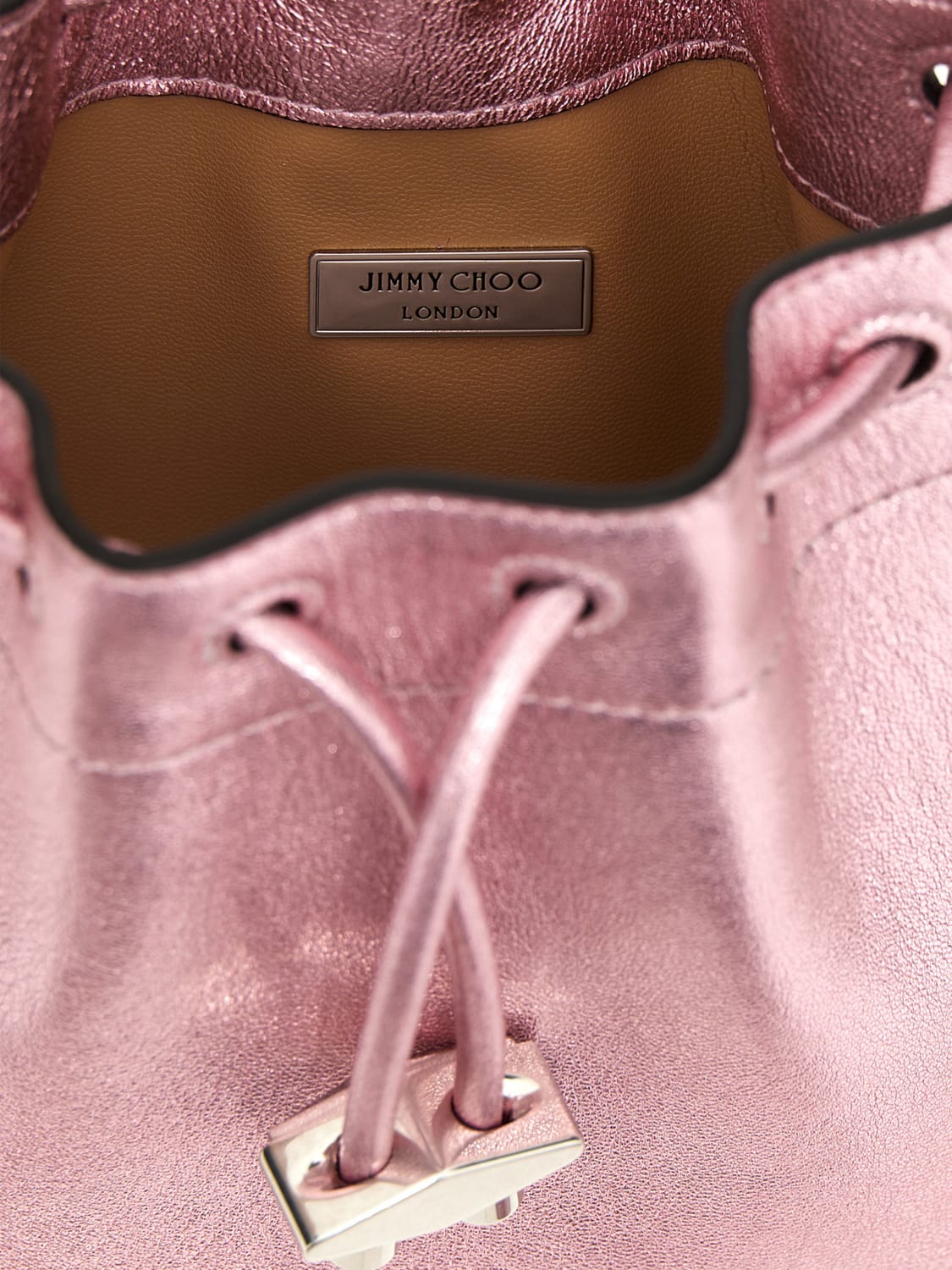 JIMMY CHOO MINI BAG: Shoulder bag woman Jimmy Choo, Pink - Img 4