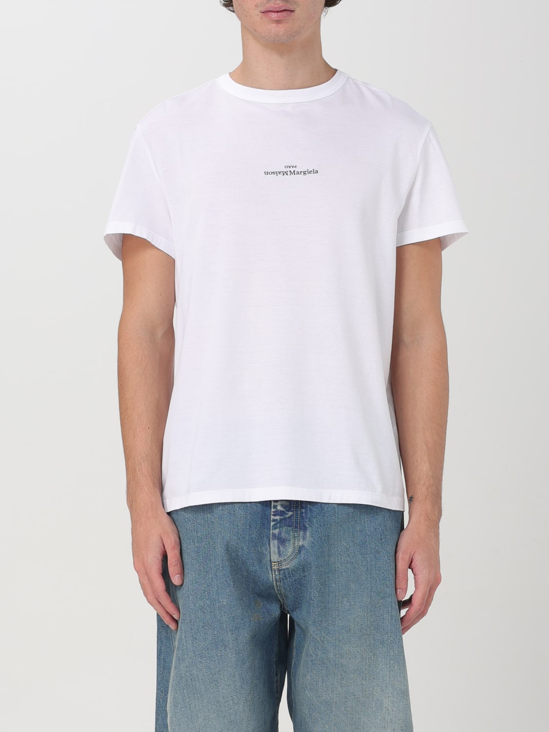 MAISON MARGIELA T-SHIRT: T-shirt men Maison Margiela, White - Img 1