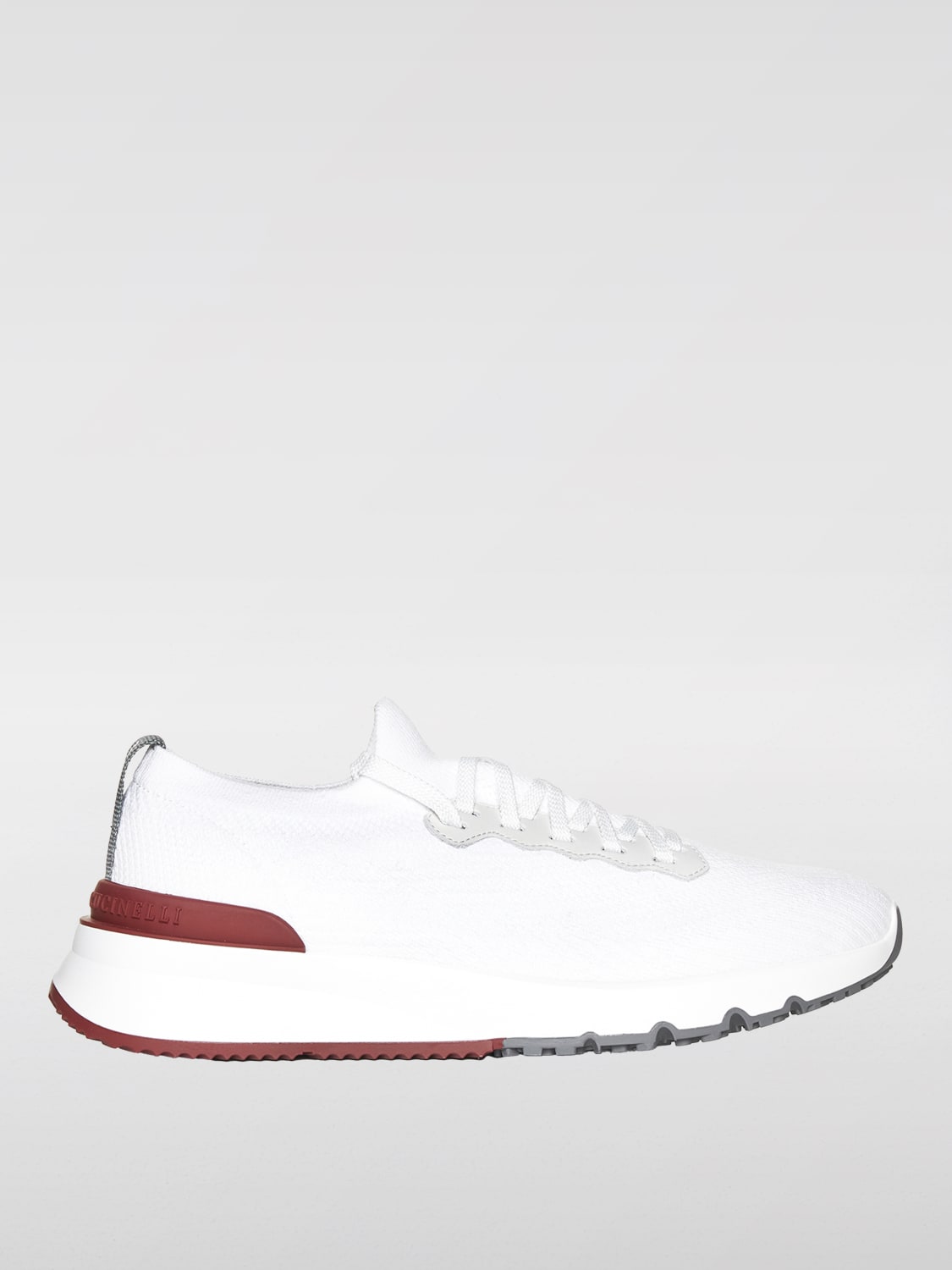 Giglio Sneakers Brunello Cucinelli in maglia stretch di cotone