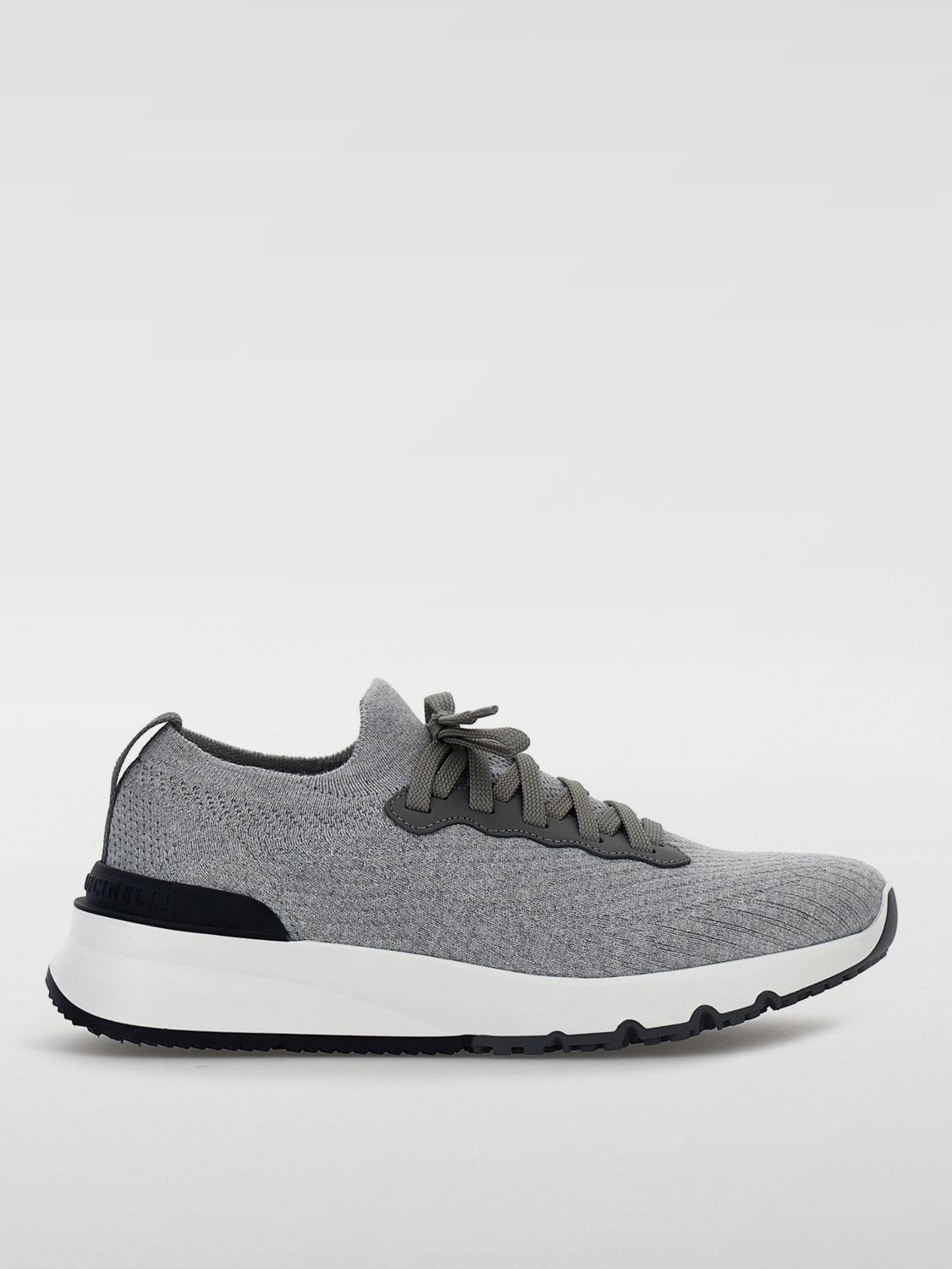 Giglio Sneakers Brunello Cucinelli in maglia stretch di cotone