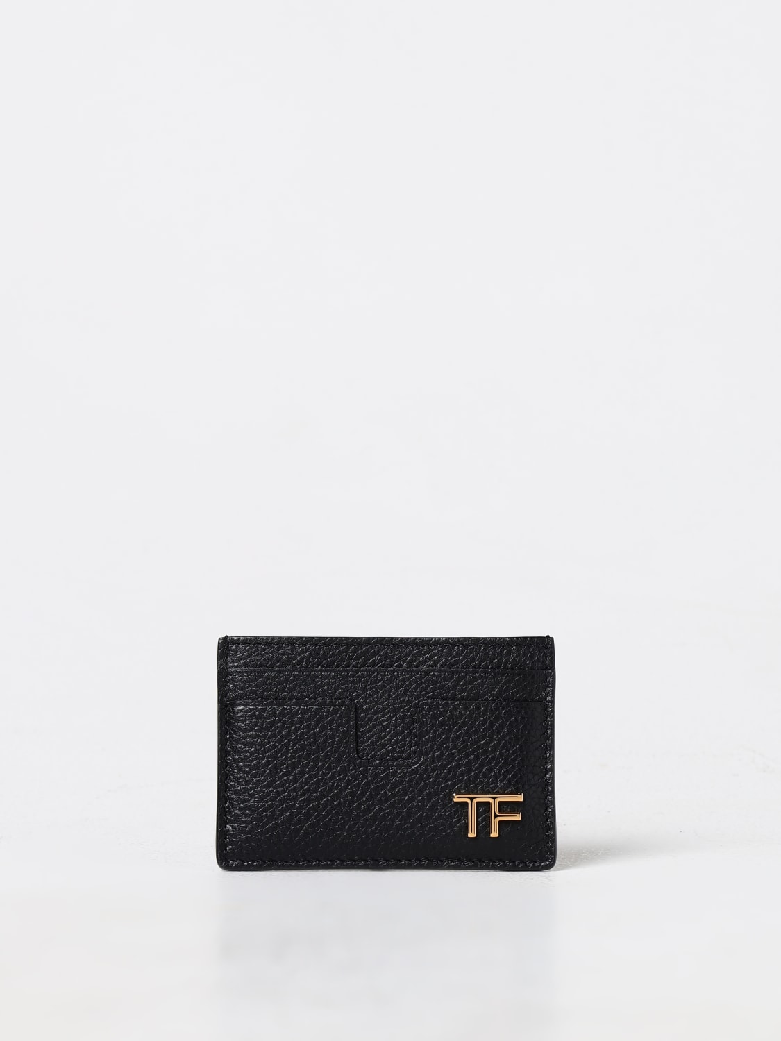 Giglio Portacarte di credito Tom Ford in pelle a grana