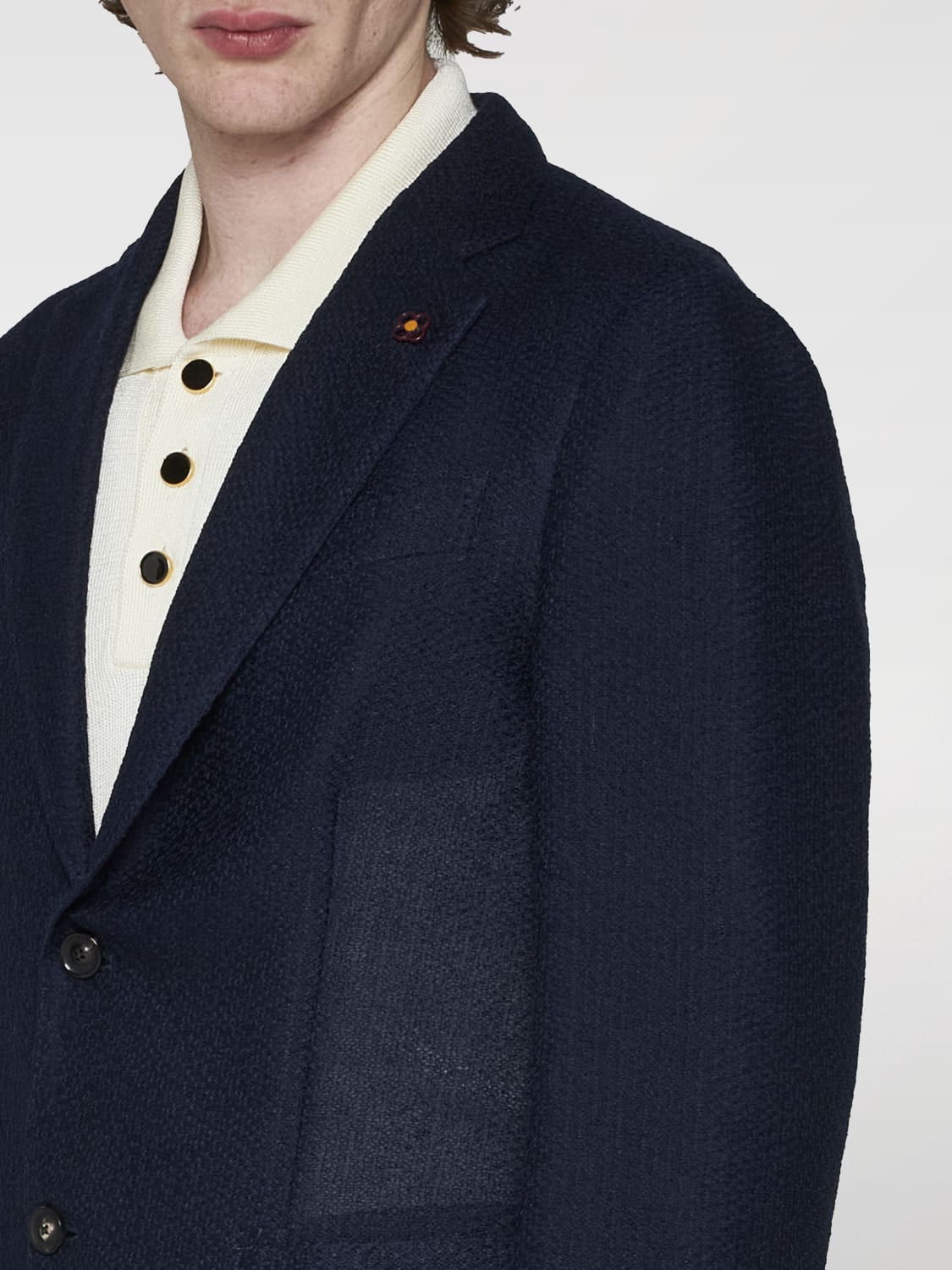 LARDINI BLAZER: Jacket men Lardini, Blue - Img 3