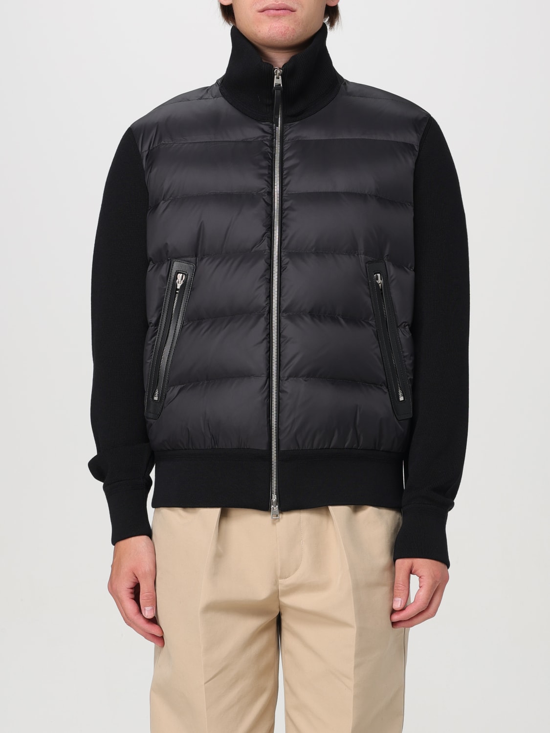 Giglio Giacca Tom Ford in cotone maglia di cotone con inserto imbottito