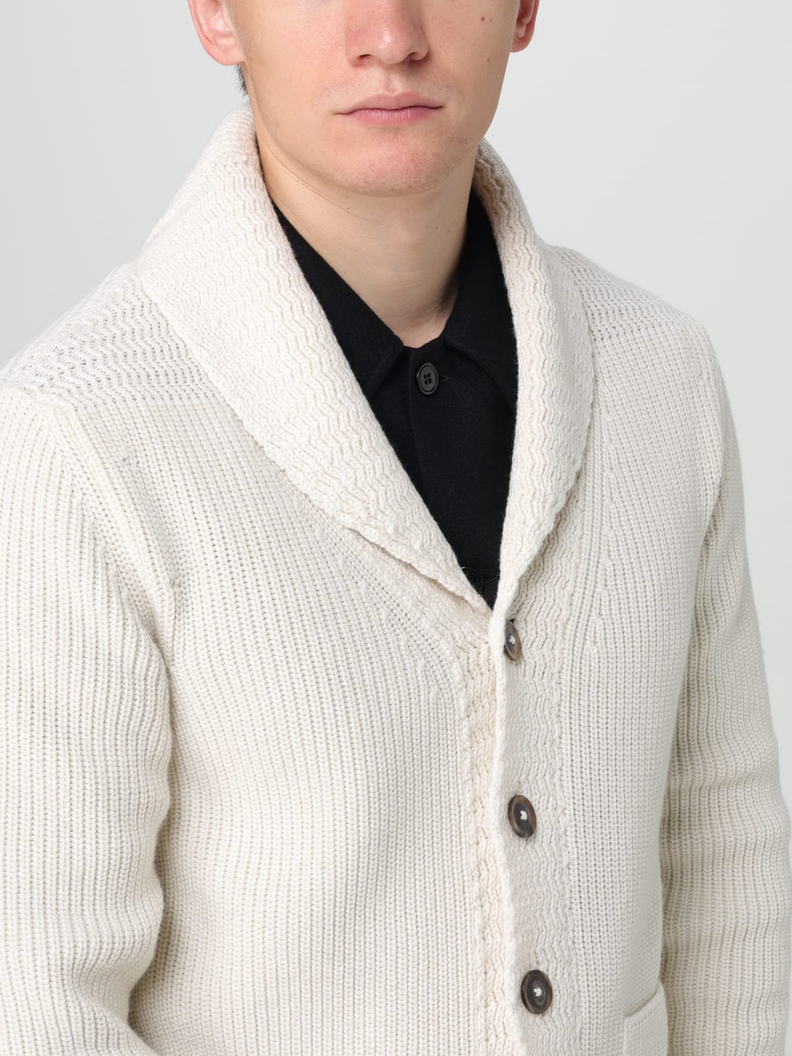 TOM FORD: Cardigan men - White | Tom Ford sweater KLL003YMK012S23