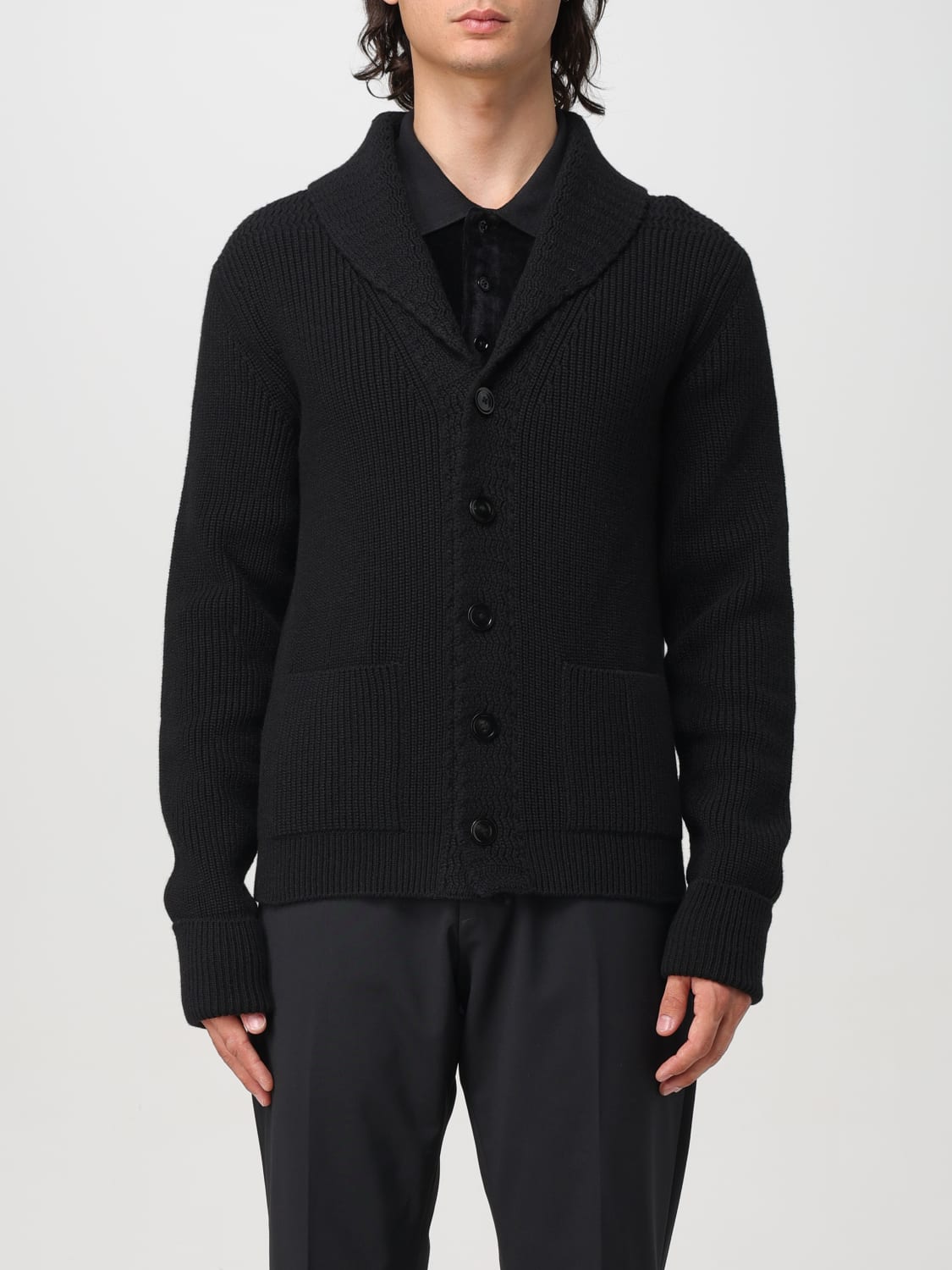Giglio Cardigan Tom Ford in cashmere a coste