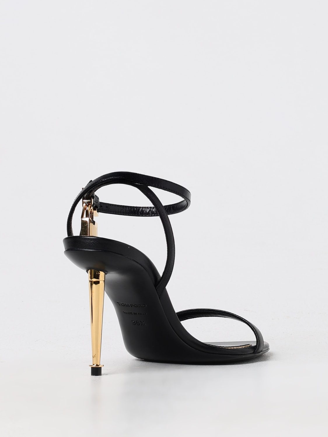 シューズ・サンダルその他 TOM FORD Woman Heeled sandals Black W2748LKD002G 1N001 TOM FORD: Heeled sandals woman - Black | Tom Ford heeled