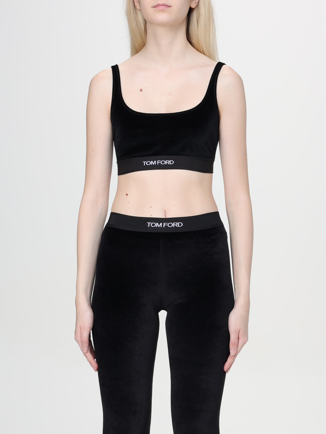 Tシャツ・カットソー TOM FORD TOP (BRJ018JEX065) Tom Fordアウトレット：トップス レディース - ブラック