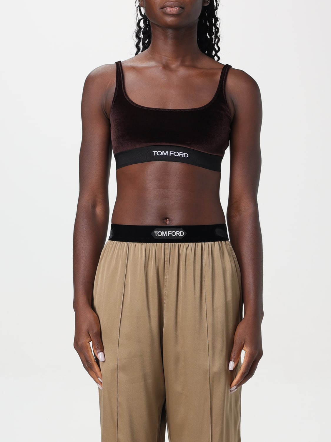 Giglio Top crop di ciniglia Tom Ford