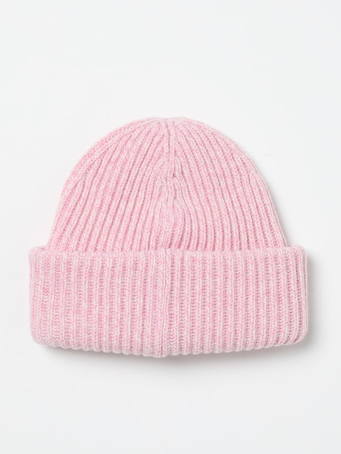 GANNI CAPPELLO: Cappello Ganni in misto lana riciclata a coste , Viola - Img 2