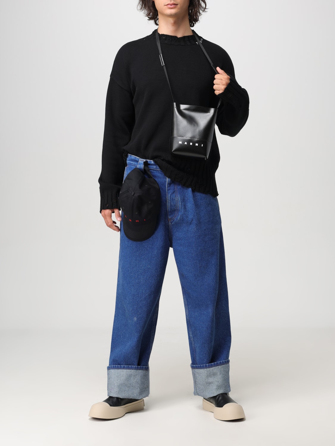 MARNI HAT: Hat men Marni, Black - Img 2