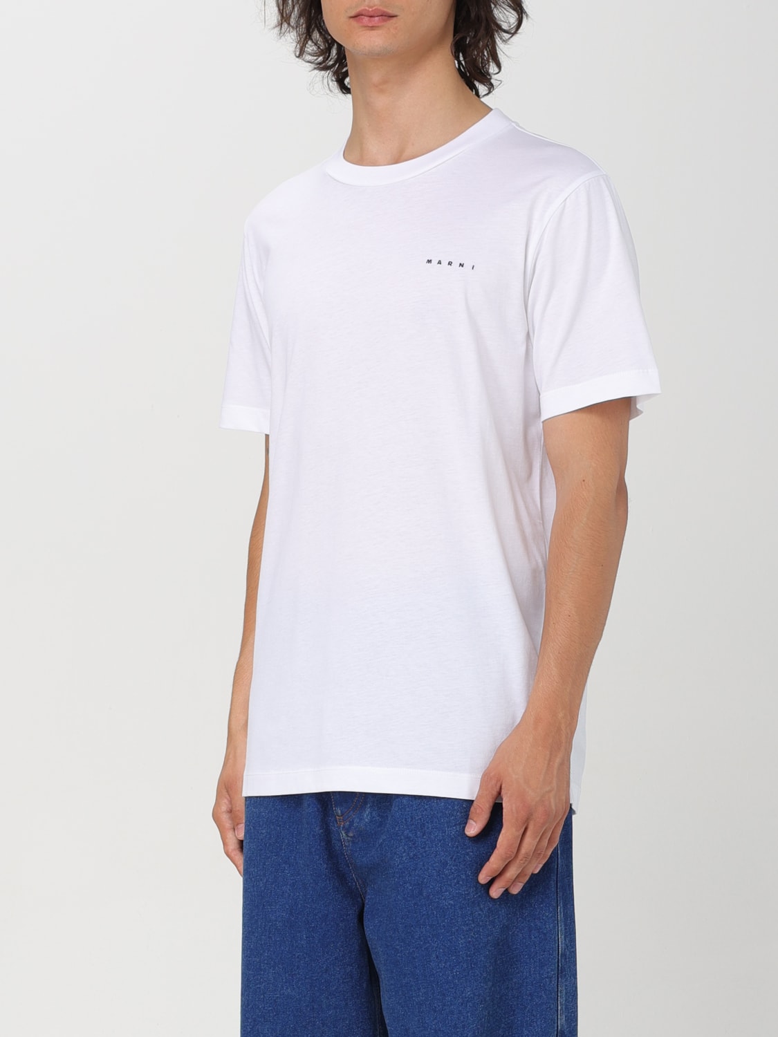 MARNI T恤: T恤 男士 Marni, 白色 - Img 4
