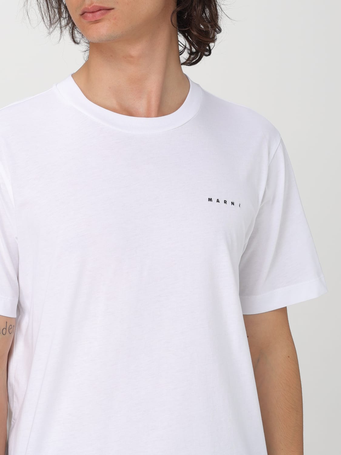 MARNI T恤: T恤 男士 Marni, 白色 - Img 5