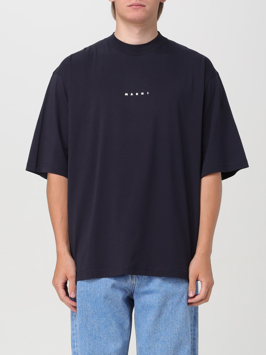 Giglio T-shirt oversize con mini logo Marni