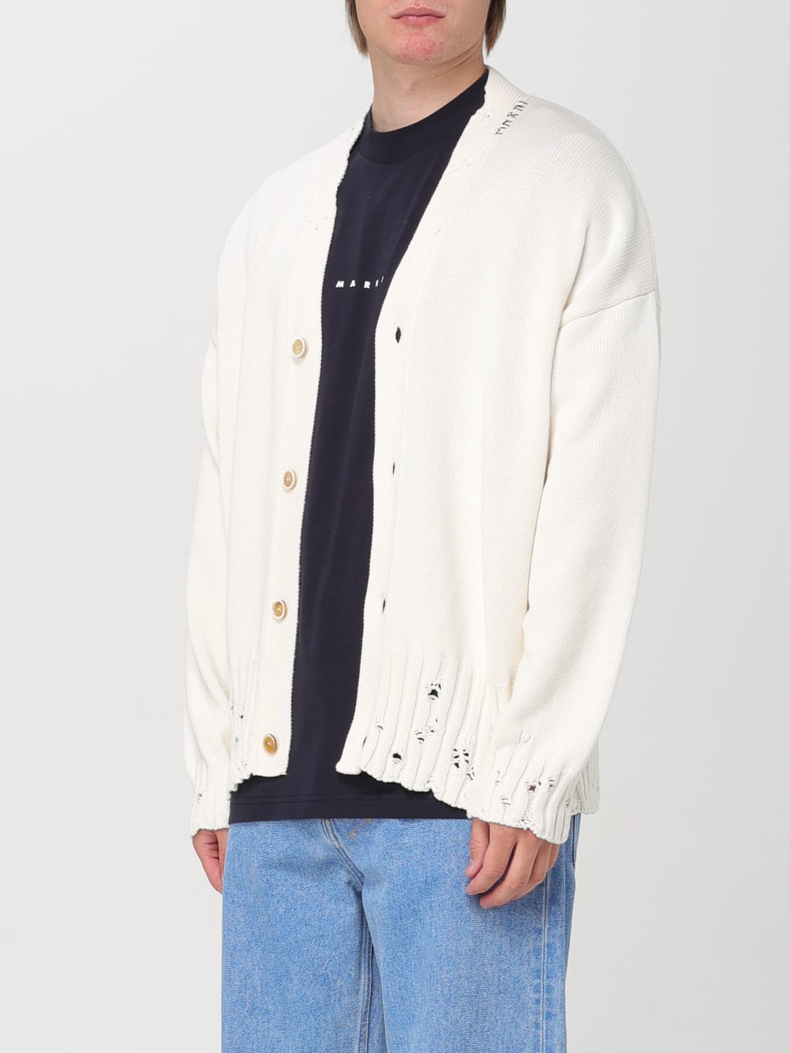 MARNI CARDIGAN: Cardigan men Marni, White - Img 4