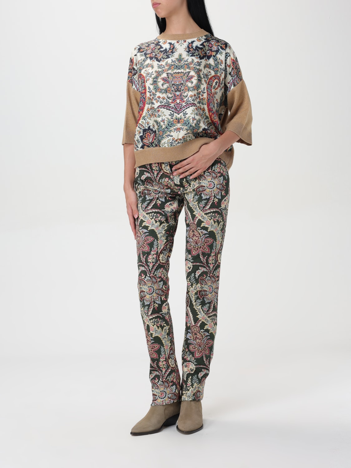 ETRO PANTS: Jeans woman Etro, Multicolor - Img 1